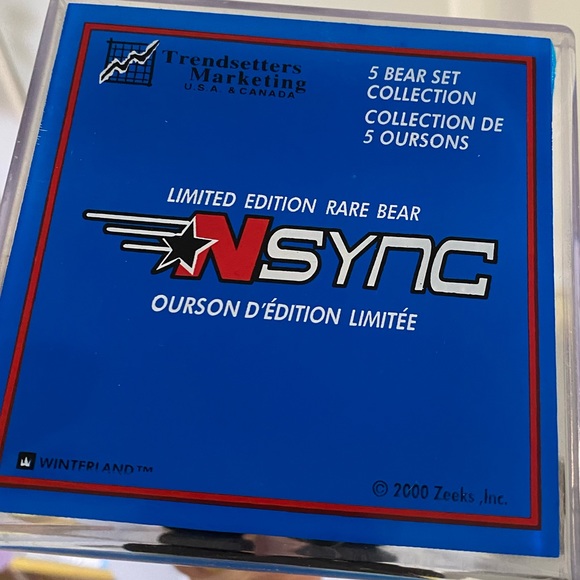 NSYNC 2000 Rare Bear Limited Edition collectible JC y2k - Picture 6 of 9